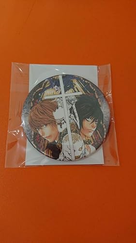 デスノート　コミックス缶バッジコレクション　夜神　月　& L DEATH NOTE 夜神月 & L 1 コミックス缶バッジコレクション